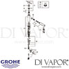 Grohe Concetto Single Lever Sink Mixer Spares